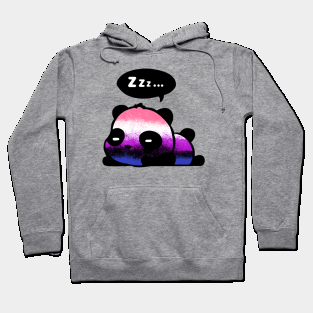 Gender Fluid pride panda Hoodie